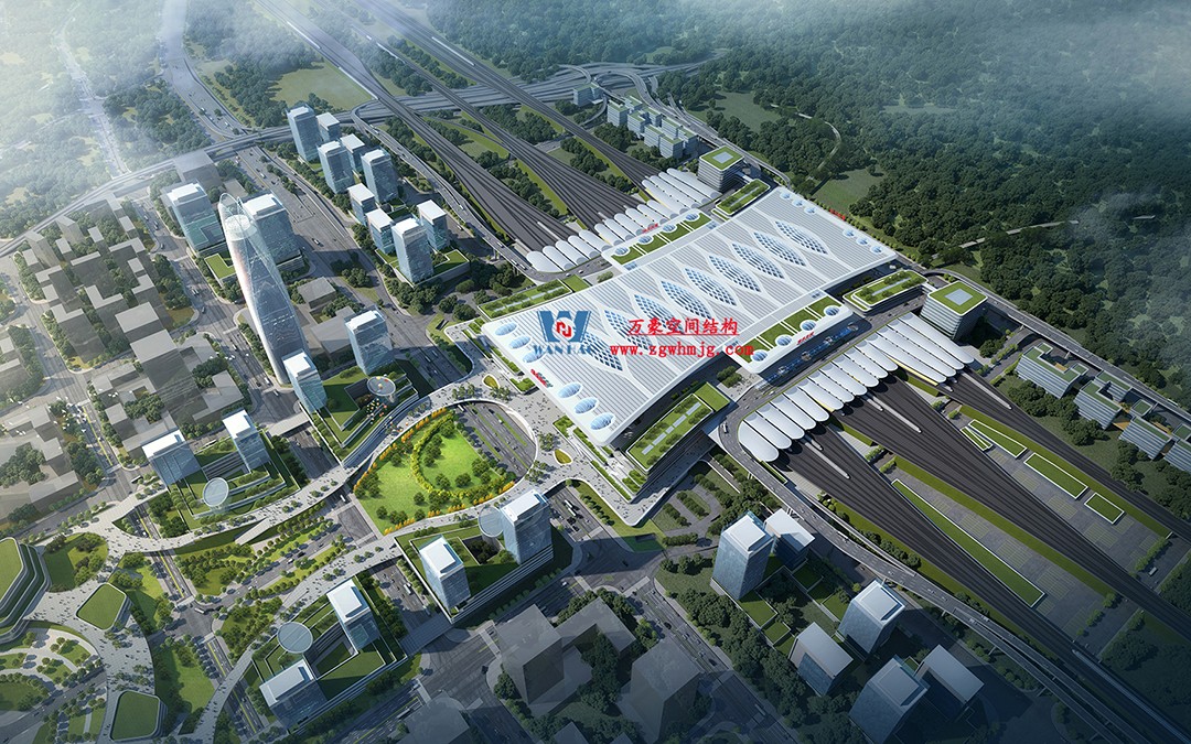 重慶東站站房正在加速建設(shè)，全力繪就項目新篇章