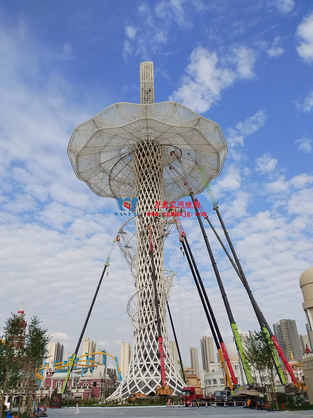 ETFE膜結(jié)構(gòu)地標塔—以愛之名，點亮絲路歡樂世界