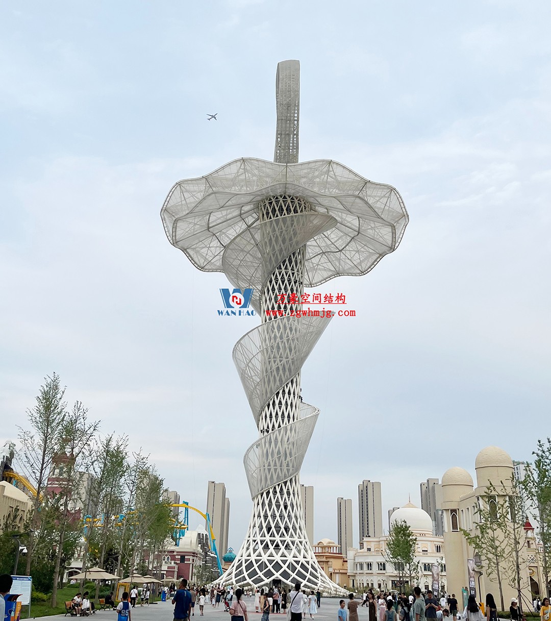 ETFE膜結(jié)構(gòu)地標塔—以愛之名，點亮絲路歡樂世界