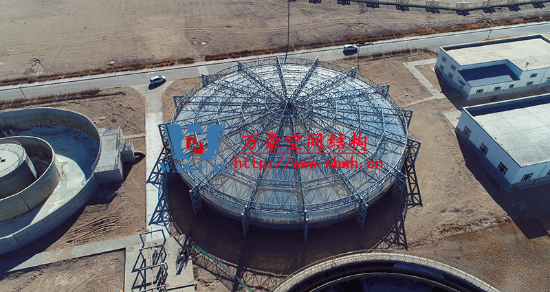 格爾木工業(yè)園昆侖工業(yè)區(qū)工業(yè)污水廠污水池保溫膜結構工程竣工