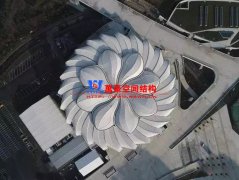 耗資11億、重達(dá)1280噸、40米高空上的“蓮花”杭州奧體博覽城網(wǎng)球中心開(kāi)花了！