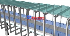 深圳龍崗三館一城ETFE連廊膜結構項目竣工